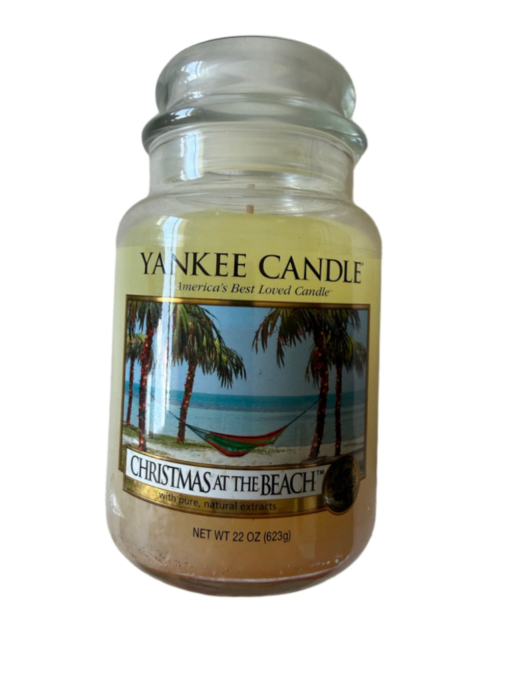 NEW Yankee Candle Christmas At The Beach 22 Oz Large Jar